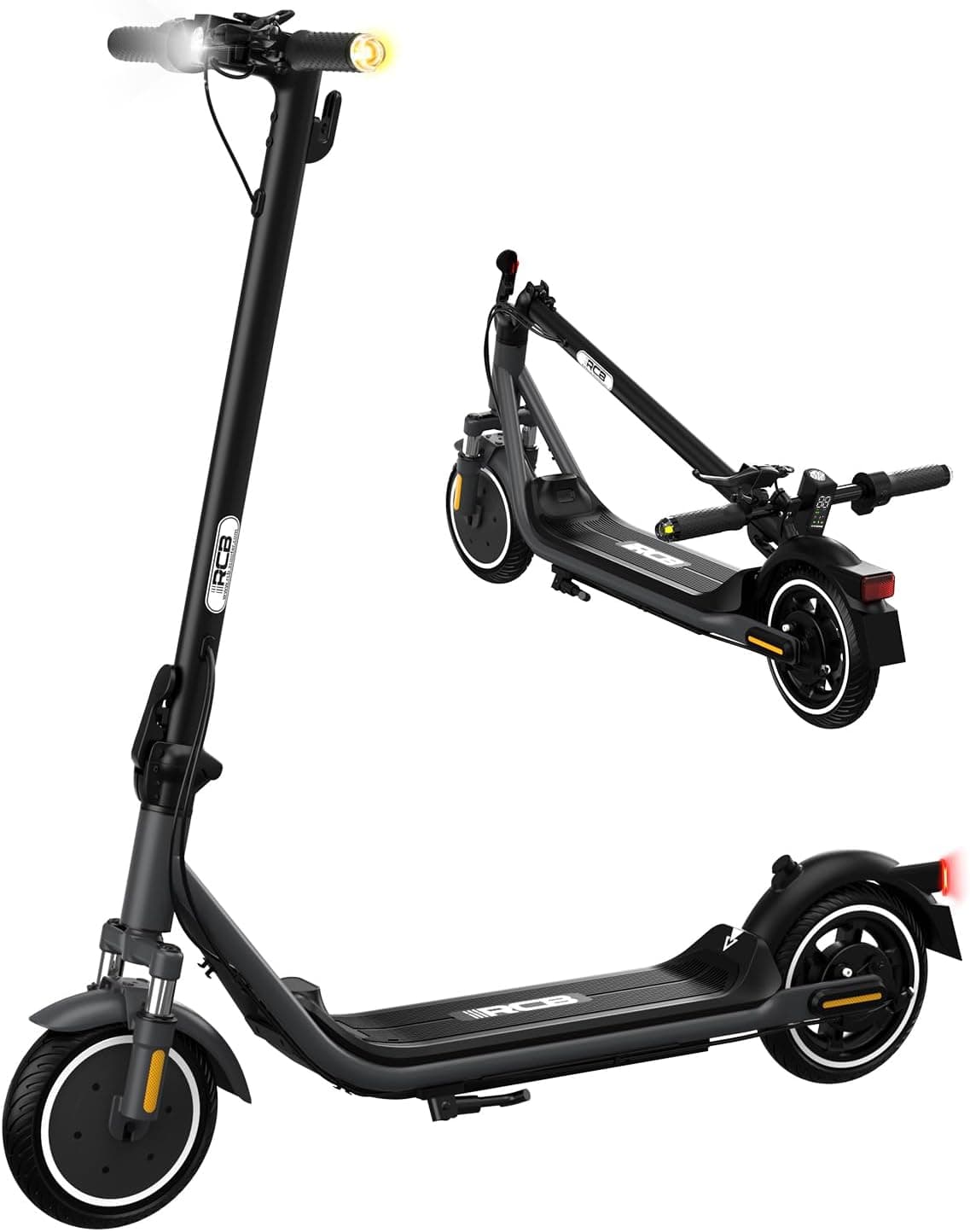 RCB Patinete eléctrico Adultos, Máx 25 km/h, Alcance de 23-35 km, Motor de 350 W-500W, Neumático Macizo de 8.5"/10", Contr... – RCB