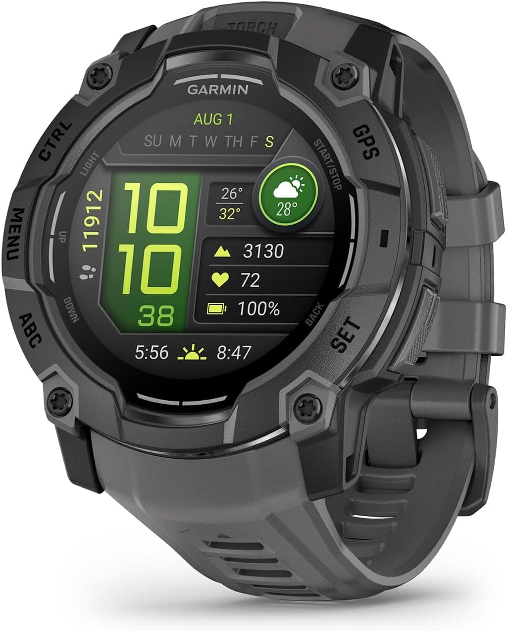 Garmin Instinct 3, Reloj Inteligente con GPS, Pantalla AMOLED de 50 mm, Resistente al Agua, Aplicaciones Deportivas integr... – Garmin