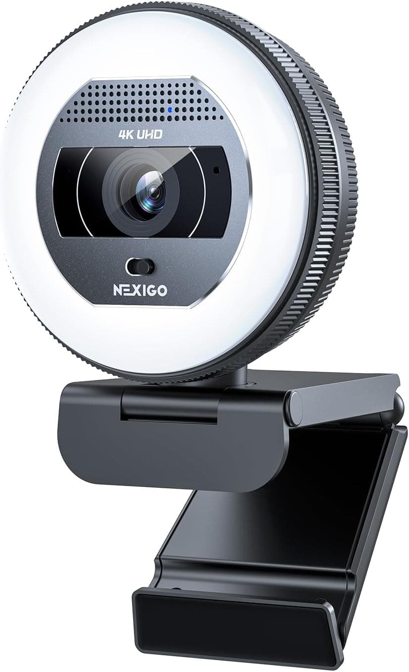 Webcam NexiGo con luz de Anillo – NexiGo
