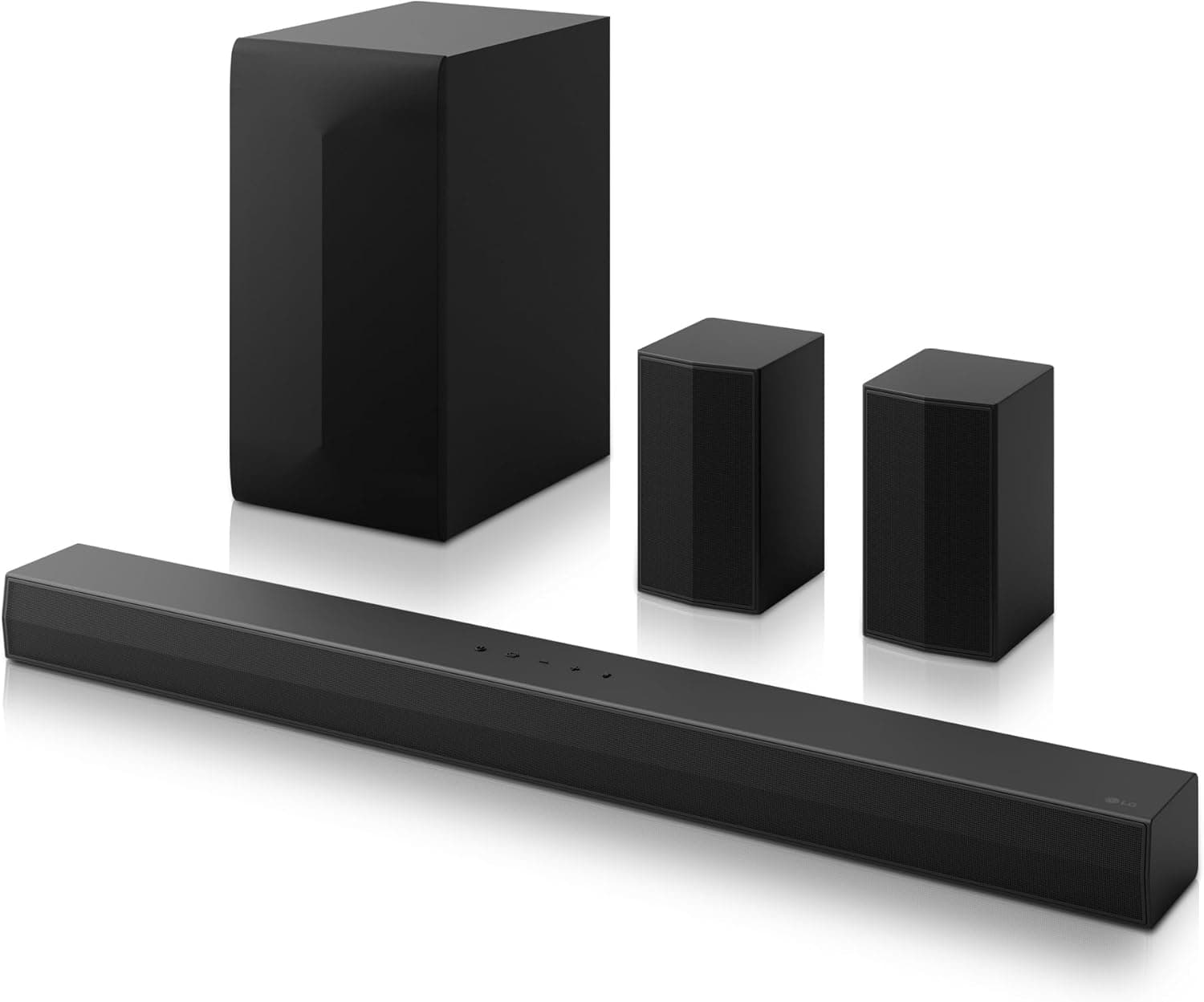 LG DS60TR - Barra de Sonido, Bluetooth, 440W, 5.1 Canales con Subwoofer, Altavoces Traseros, Dolby Digital, DTS Digital Surround, Negro – LG