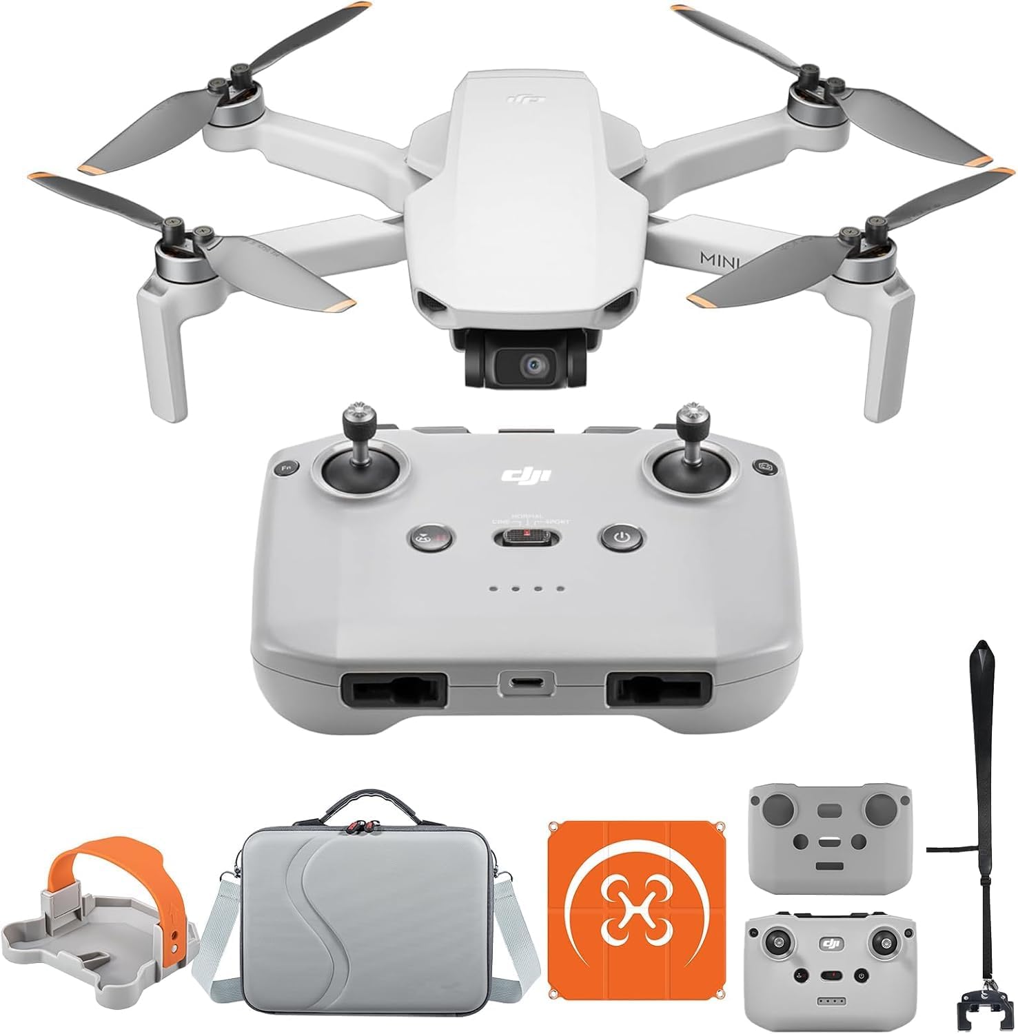 DJI Mini 4K Bundle, Dron Con Cámara 4K UHD, Menos de 249 g, Estabilización Cardán de 3 Ejes, Transmisión de Vídeo de 10Km,... – DJI