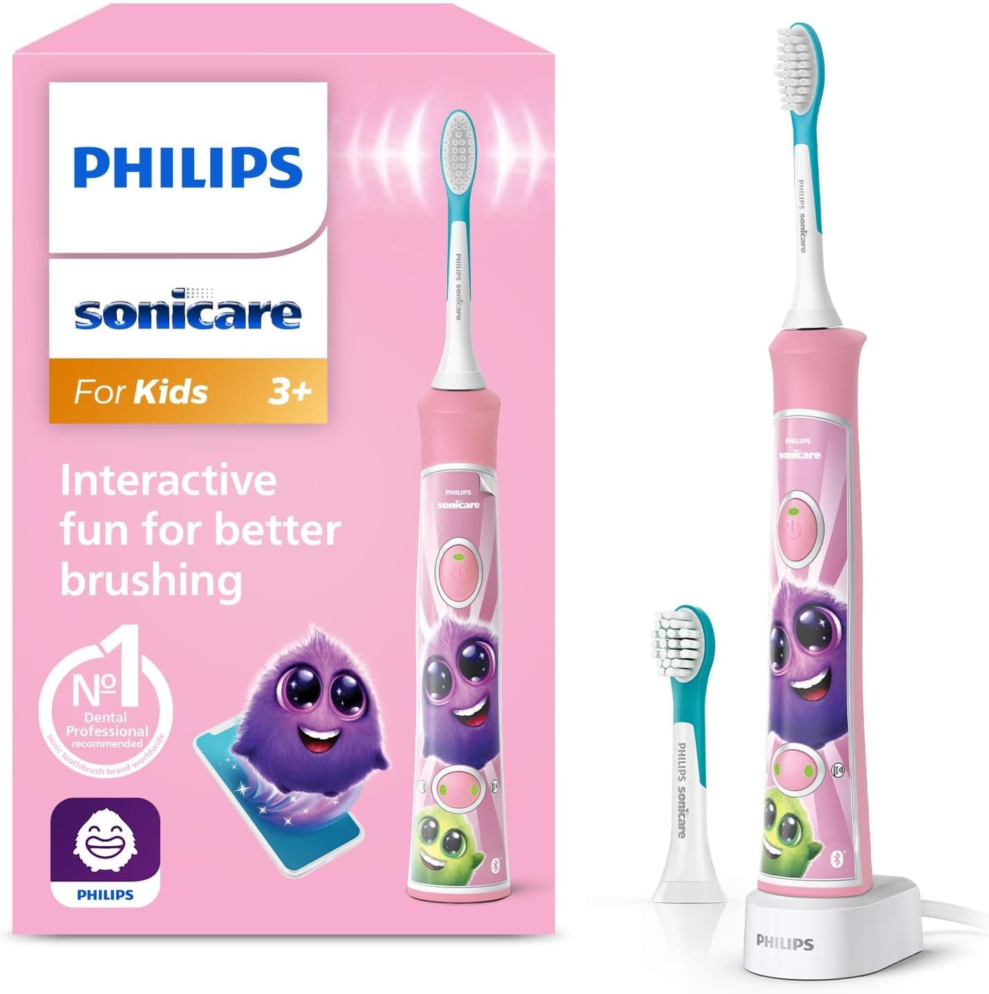 Cepillo de dientes eléctrico sónico Philips Sonicare for Kids (modelo HX6352/42) – Philips