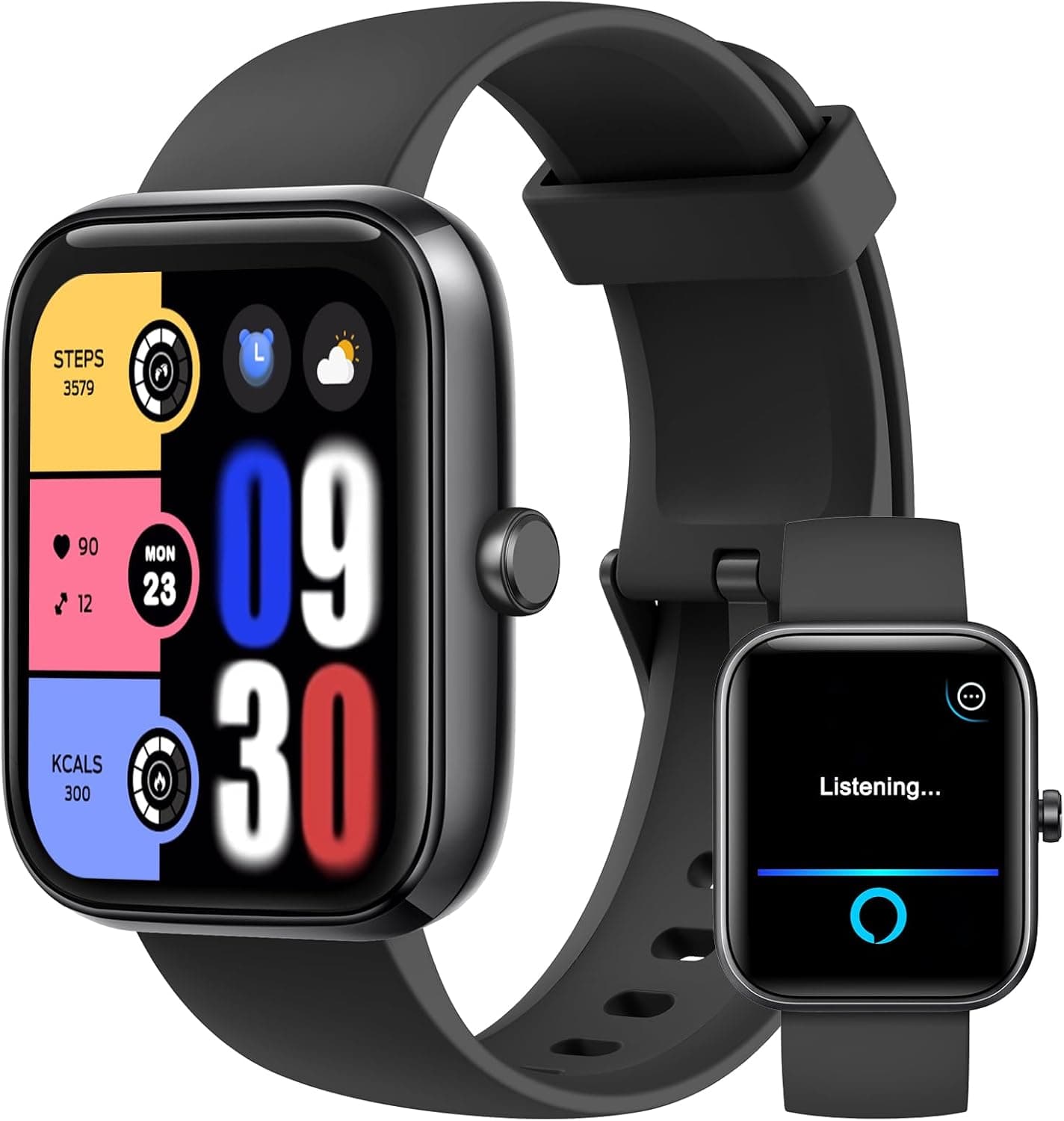 Reloj Inteligente Hombre Mujer, IP68 Waterproof Smartwatch, Pulsera Actividad con Alexa Llamadas Bluetooth 120+ Deportivos... – Reloj