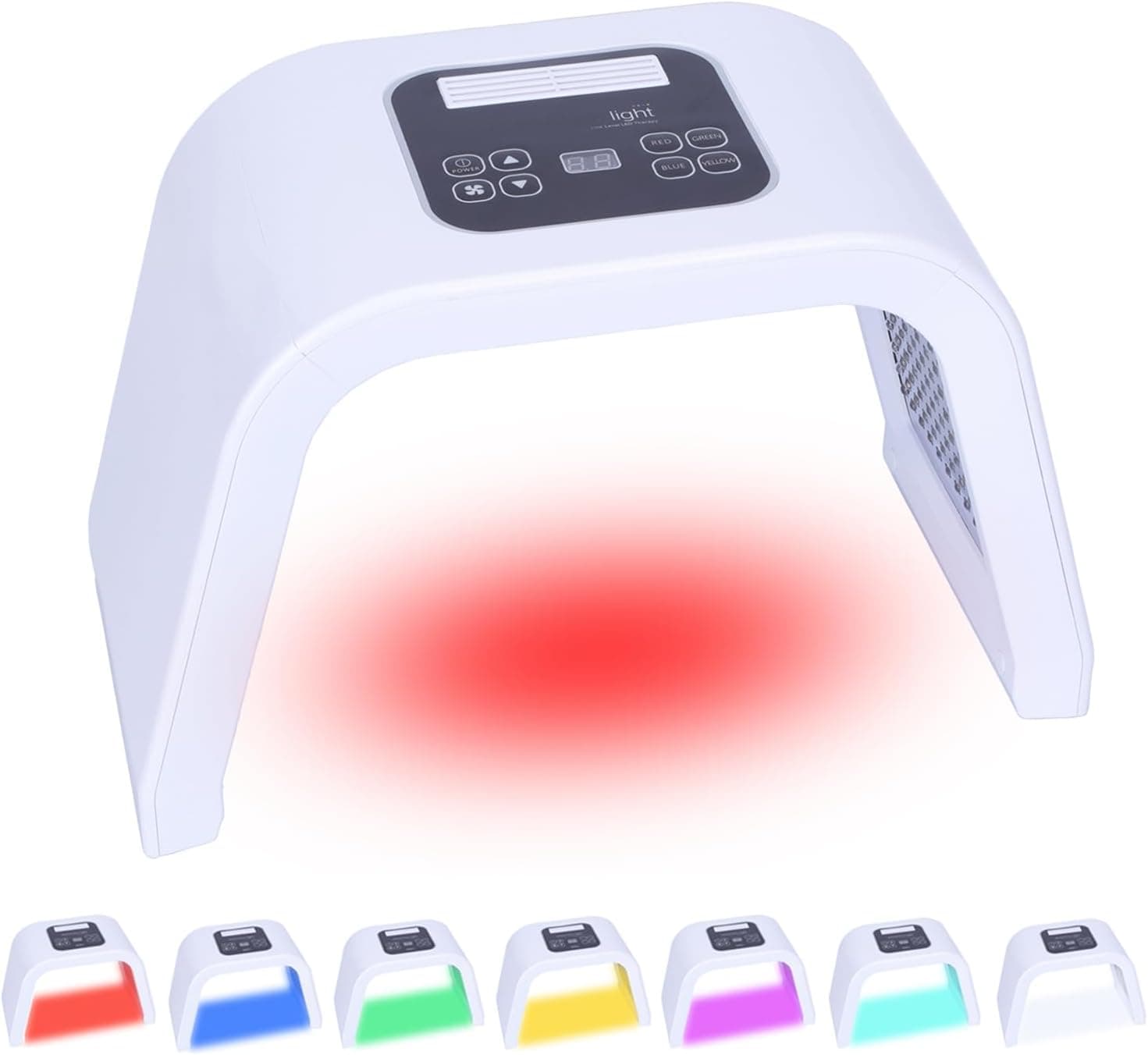 Caweiya Mascarilla LED 7 colores Equipo de terapia de luz LED para el cuidado de la piel en el hogar Equipo de salón de be... – Caweiya