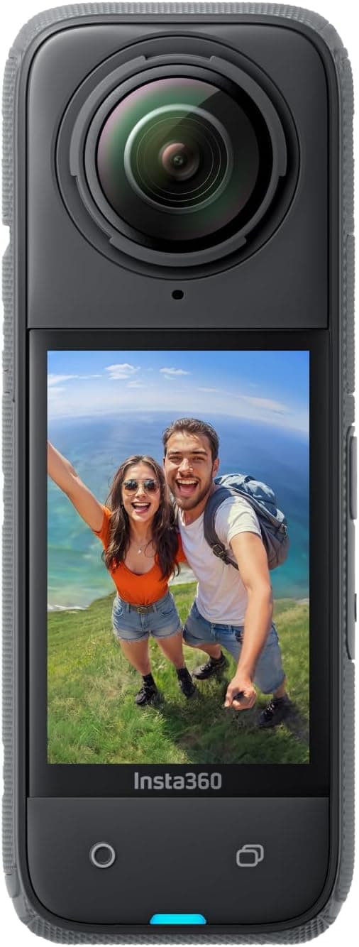 Insta360 X4 Paquete Estándar - Cámara de acción Impermeable 8K 360, Vídeo 4K Gran Angular, Efecto Selfie Stick Invisible, ... – Insta360
