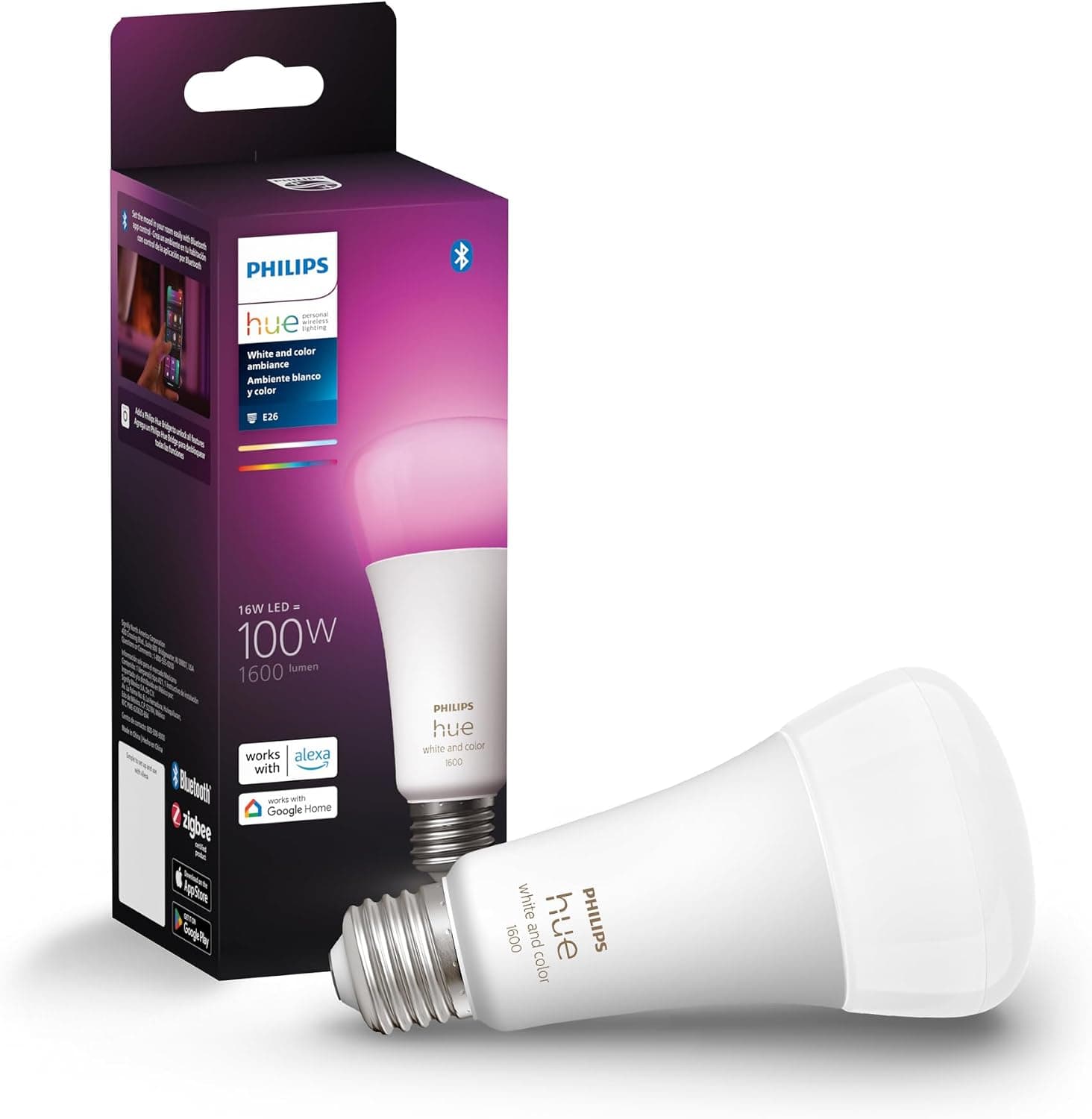 Bombilla inteligente Philips A21 alto lúmenes con 1600 lúmenes – Philips