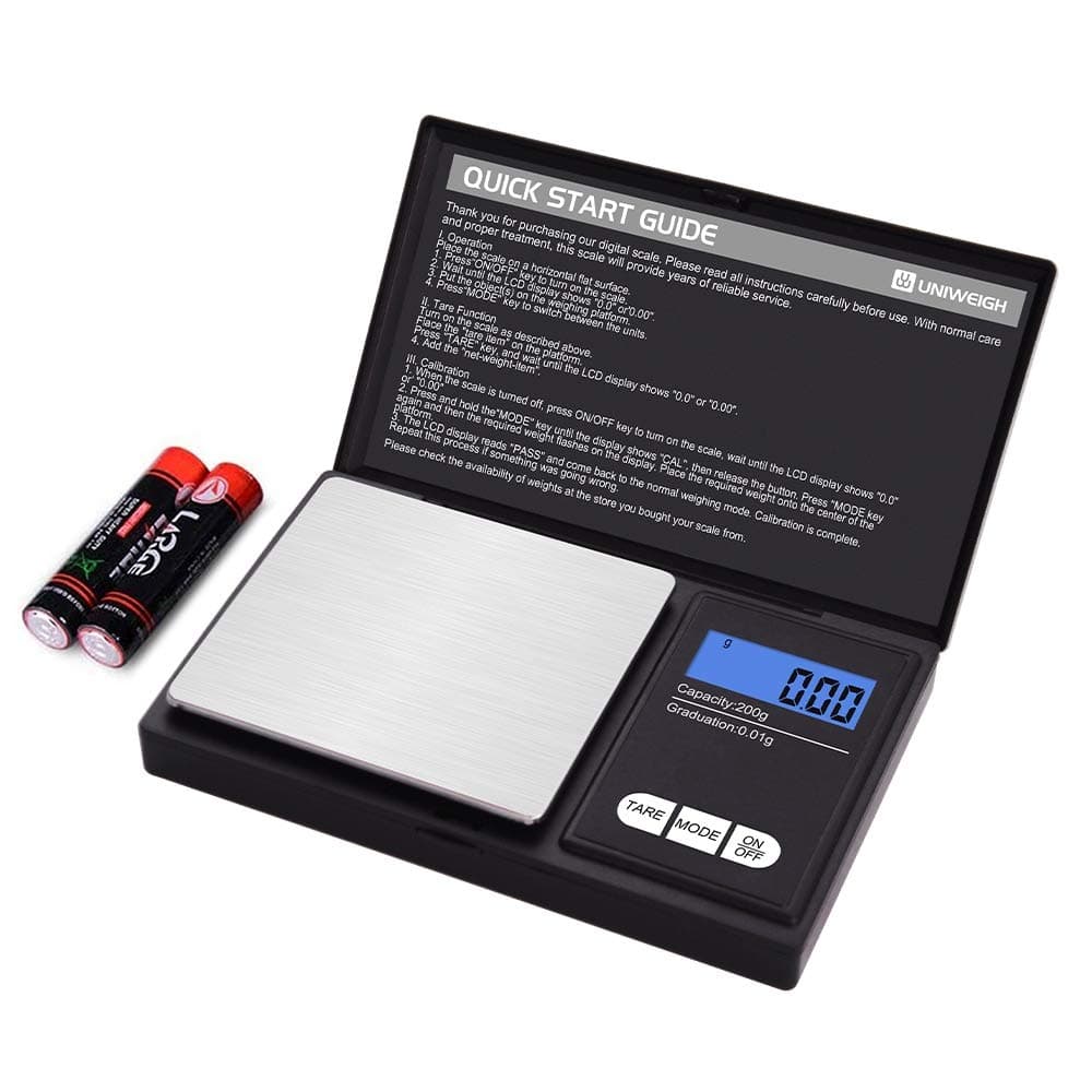 Báscula de cocina UNIWEIGH 200 gx0.01 g – UNIWEIGH
