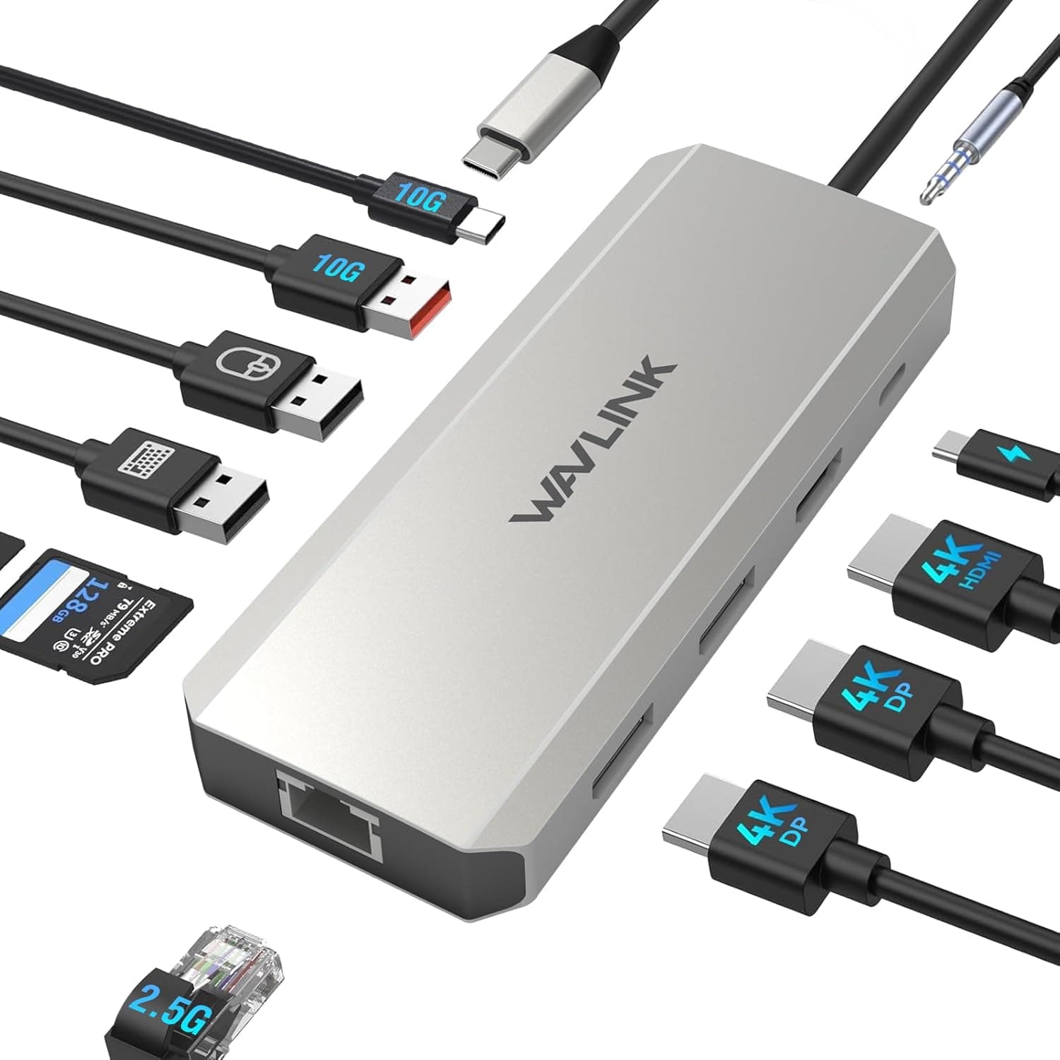 Hub USB/Docking 100W PD IN –