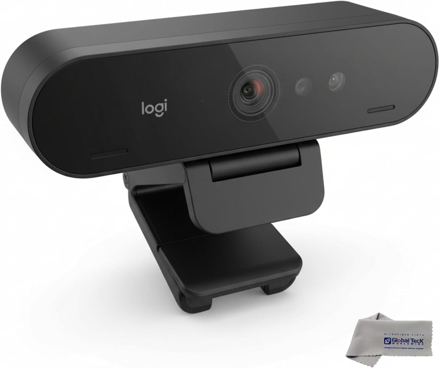 LogiTech - Cámara web Brio 4K Ultra HD PRO Business Webcam - Micrófono con cancelación de ruido, 4K/30 fps, obturador de p... – LogiTech