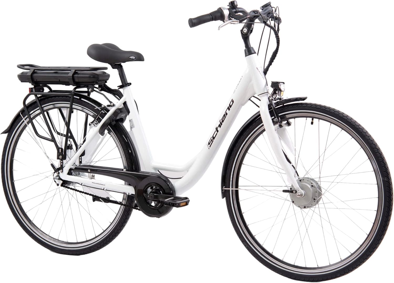 F.lli Schiano E-Moon, Bicicleta Electrica de Ciudad, 28", Batería 36V 13Ah Extraíble, Motor 250W 40Nm, Bici Electrica Urba... – Flli