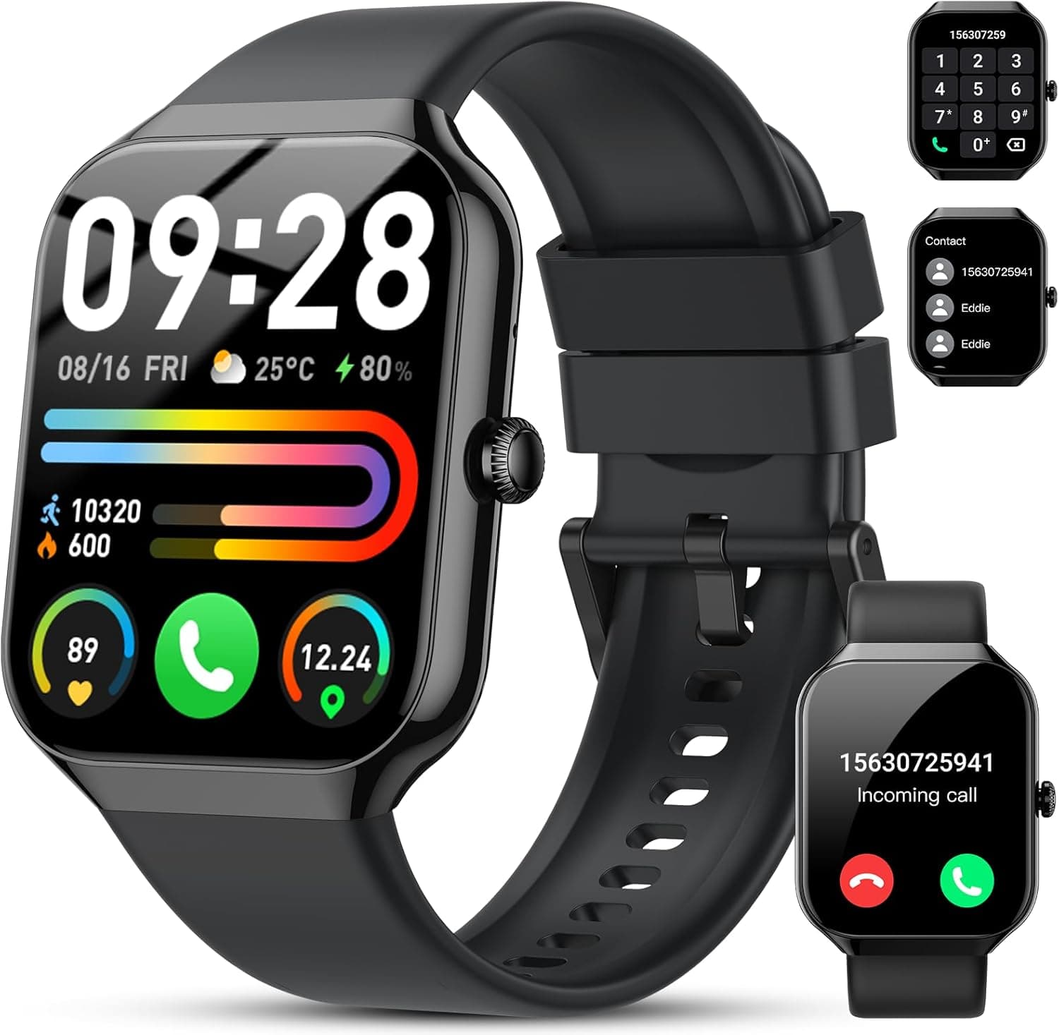 Reloj Inteligente Hombre Mujer, 1.96"HD 2026 Smartwatch con Llamadas, 112+Modos Deportivo Smart Watch, Podómetro/Pulsómetr... – Reloj