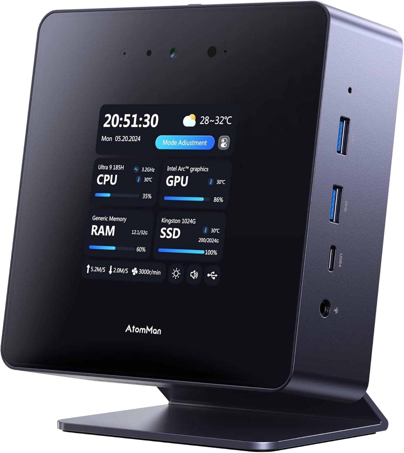 Mini PC AtomMan X7 Ti Mini PC cámara 1080P – AtomMan