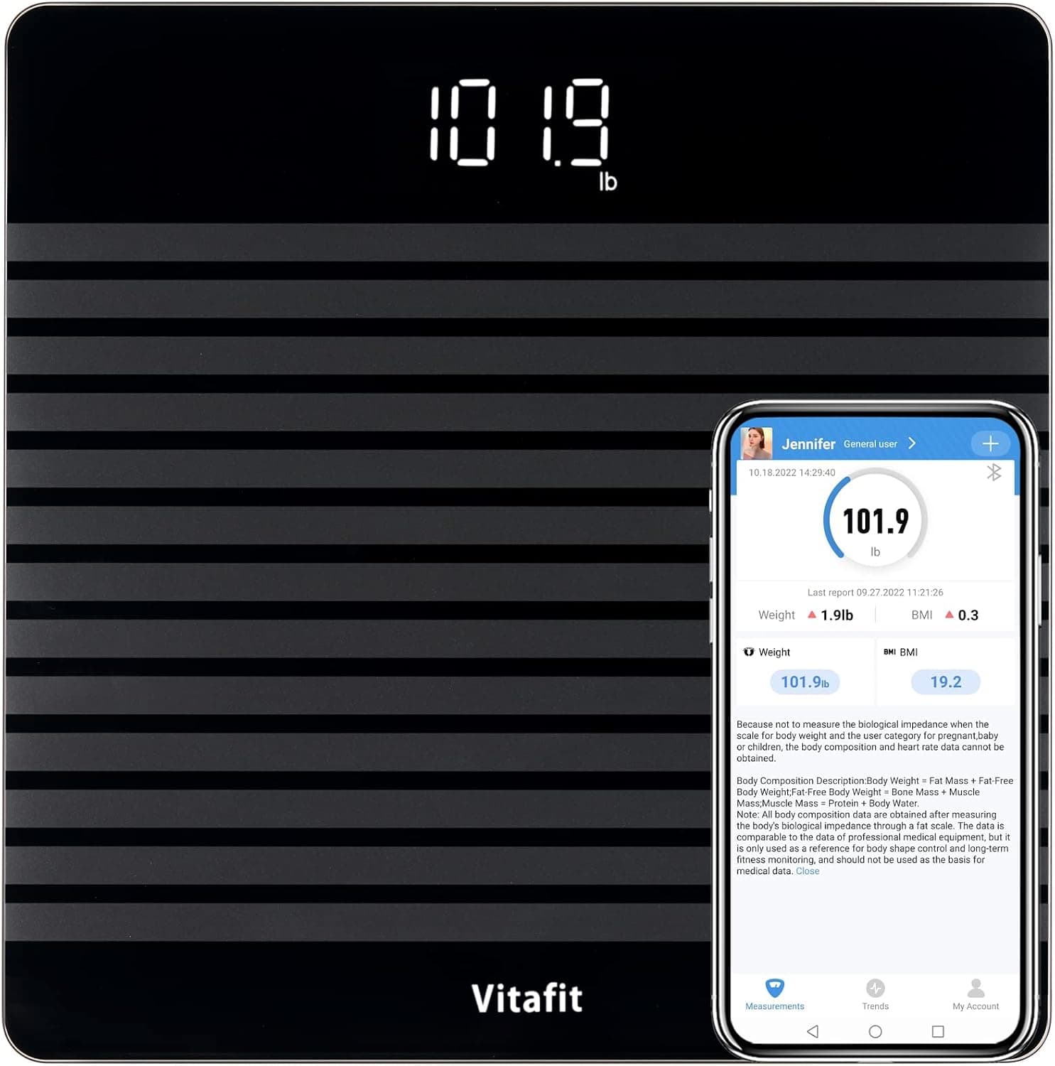 Báscula inteligente Vitafit – Vitafit