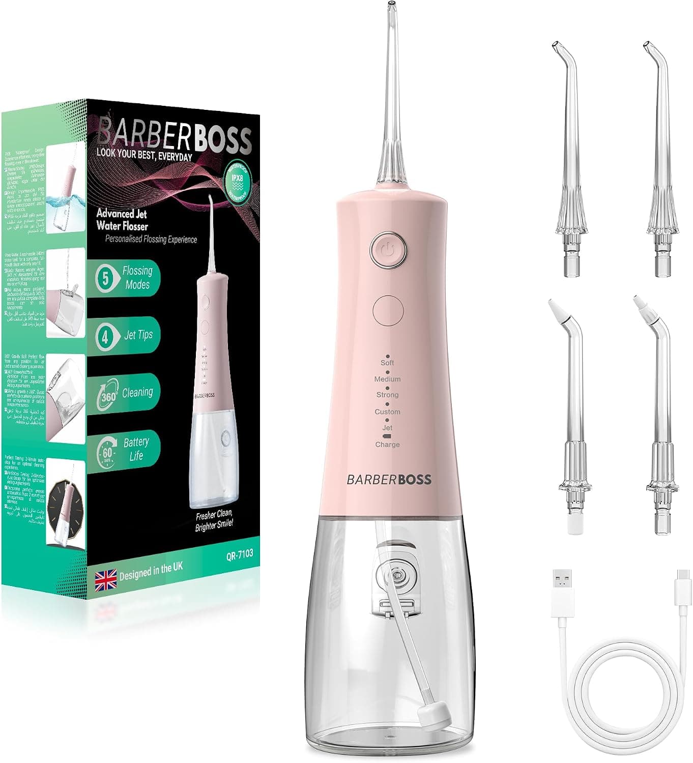 Irrigador dental BarberBoss QR-7103 electrico – BarberBoss