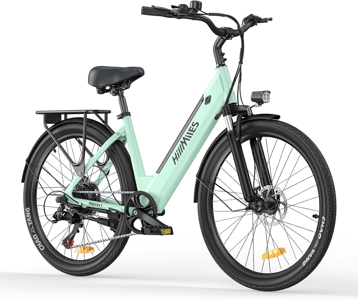HillMiles Milecity1 26" Bicicleta Eléctrica para Adultos, Bici Electrica De 7 Velocidades con Batería Extraíble De 36V 13A... – HillMiles