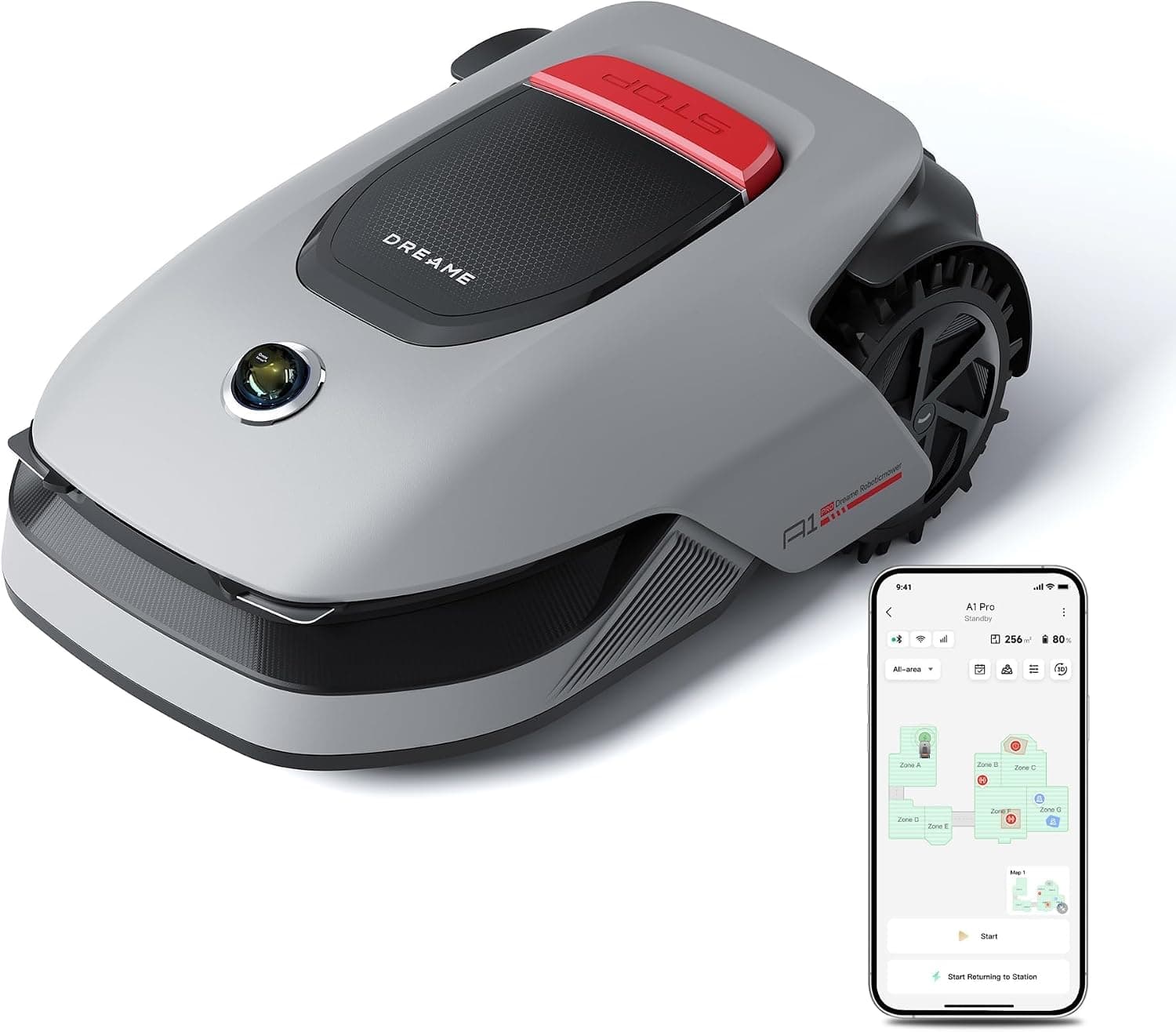 Robot cortacésped DREAME A1 Pro LiDAR 3D de 360° – DREAME