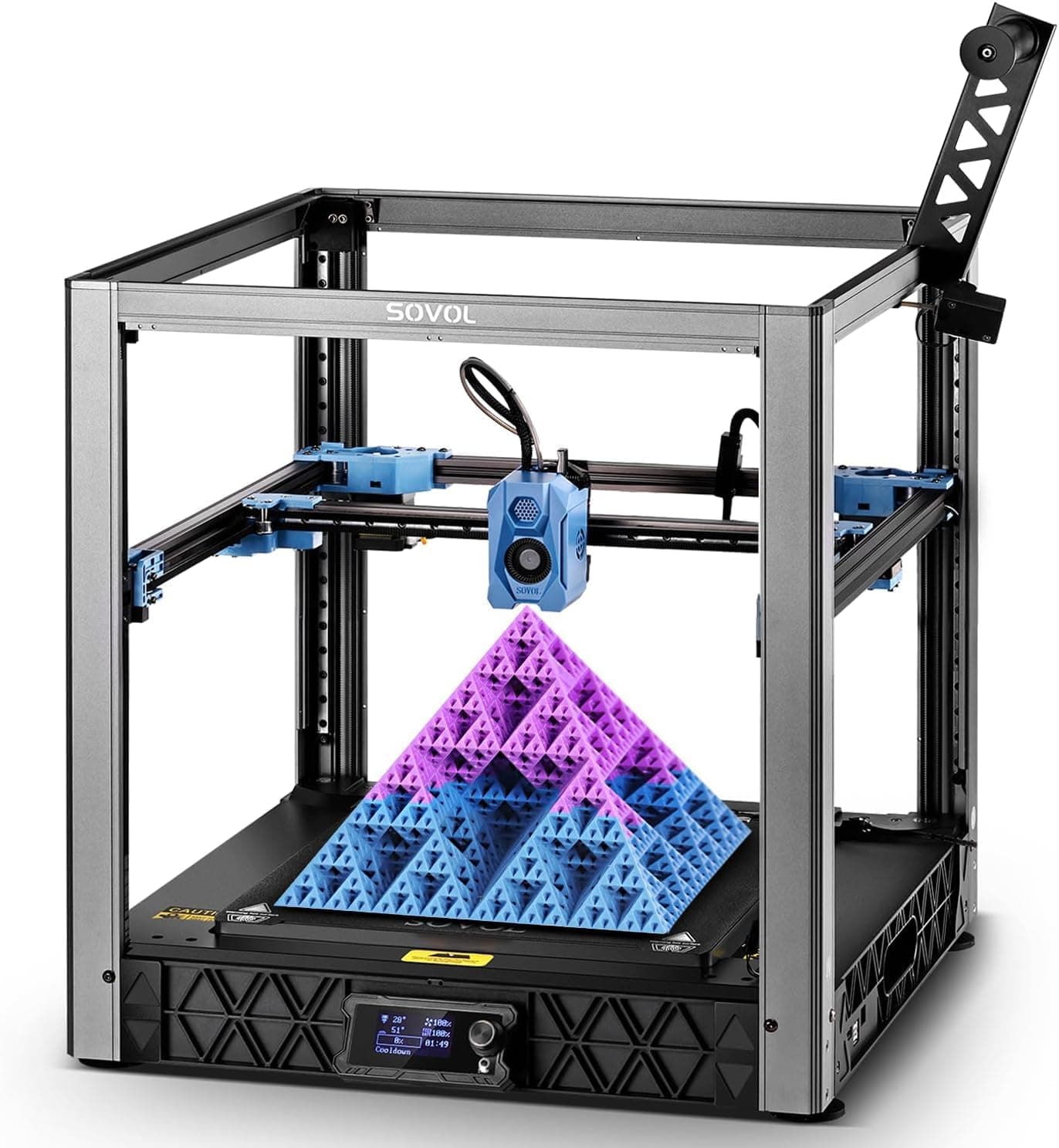 Impresora 3D Sovol SV08 Core-XY con cámara, impresión de Alta Velocidad de 700 mm/s con código Abierto Voron 2.4, 4 Motore... – Impresora