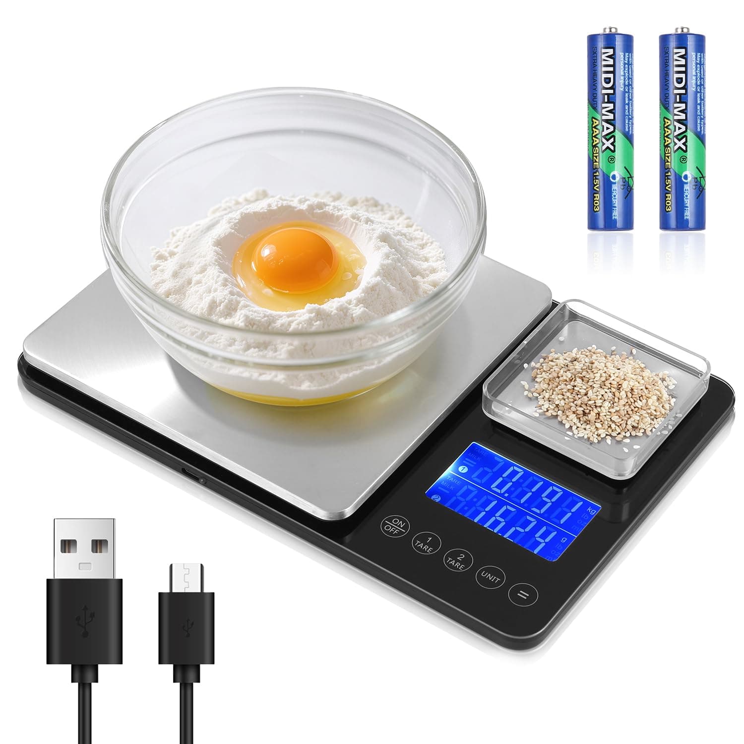 Báscula de Cocina Vuxava Digital Doble – Vuxava