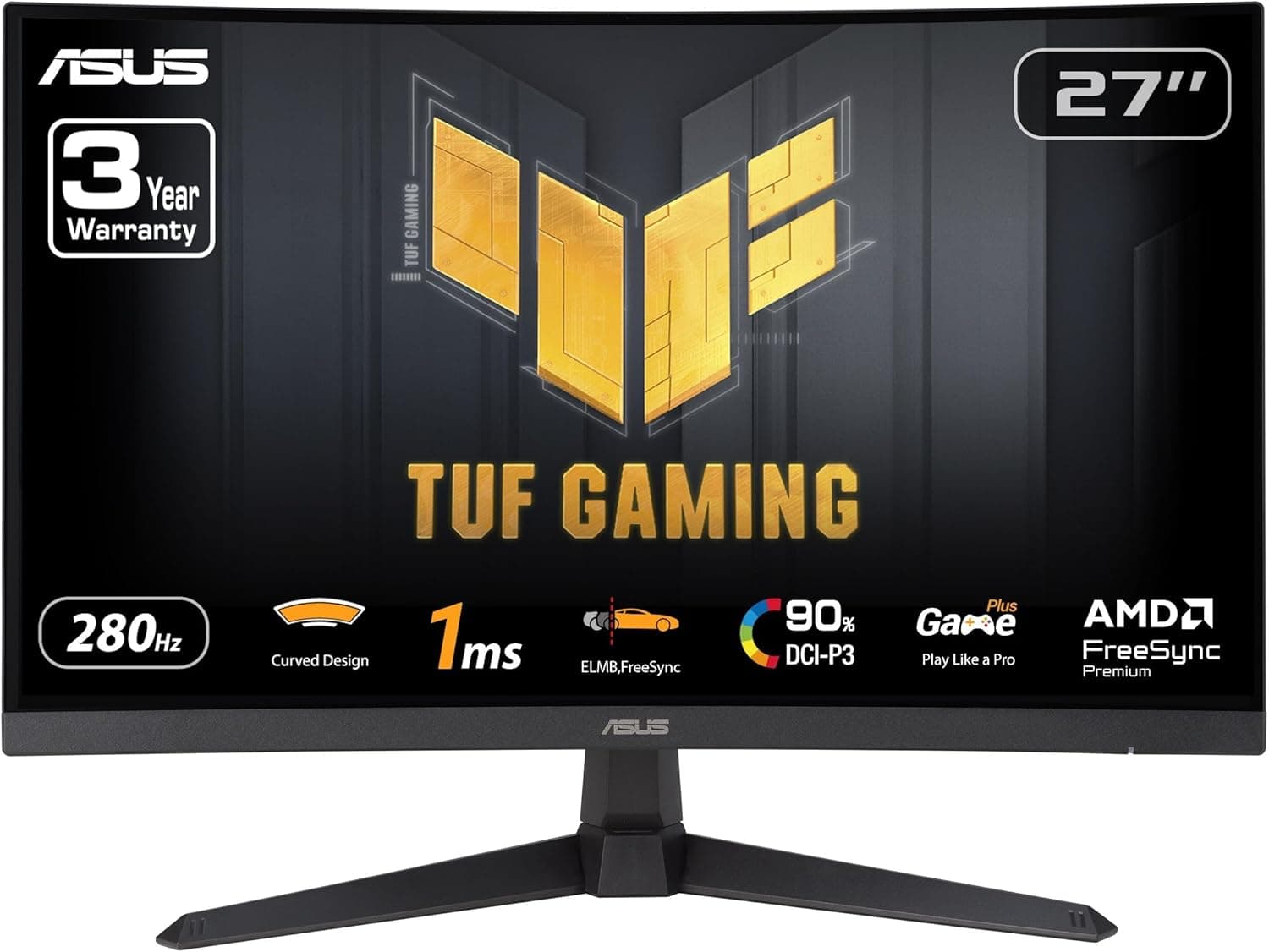 Monitor Gaming Curvo ASUS TUF 27" 280Hz – ASUS