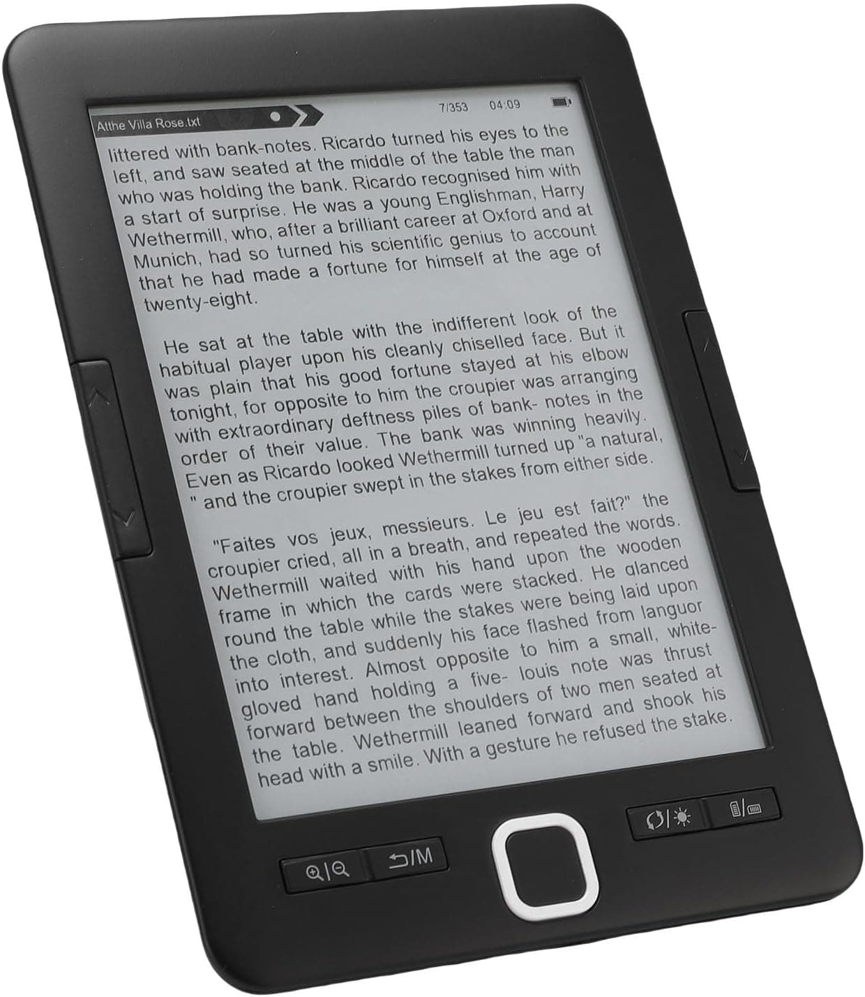 SENECESLI Ebook Reader 8G, Lector de Libros Electrónicos de Pantalla de Pantalla de Tinta de 6 Pulgadas con Tamaños de Fue... – SENECESLI