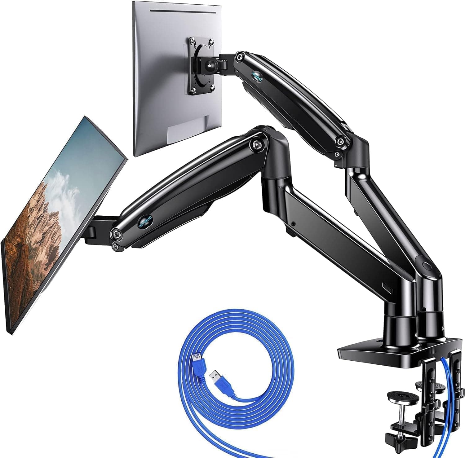 Soporte de monitor HUANUO HNDS7 con USB – HUANUO