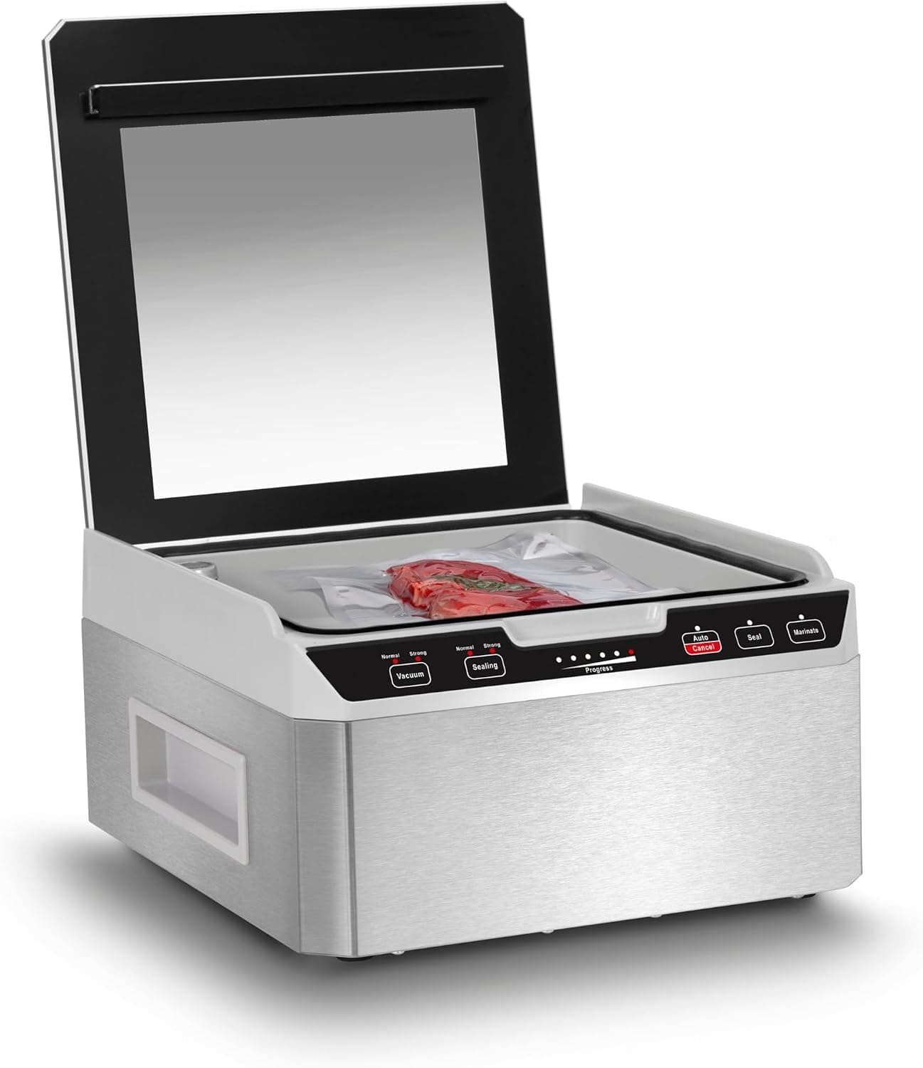 CASO VacuChef 40 - Envasadora al vacío profesional de cámara compacta - Potente capacidad de vacío de 70 L/min - Cámara con c – CASO