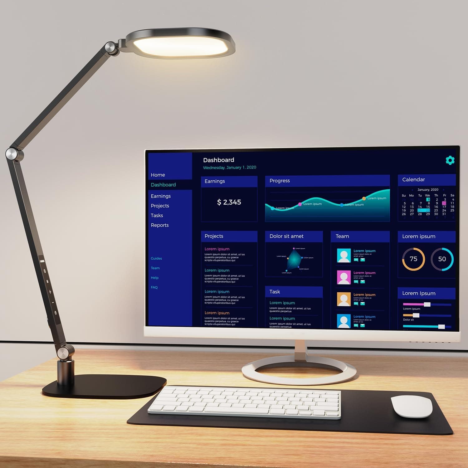 Lámpara de monitor Lámpara – Lámpara