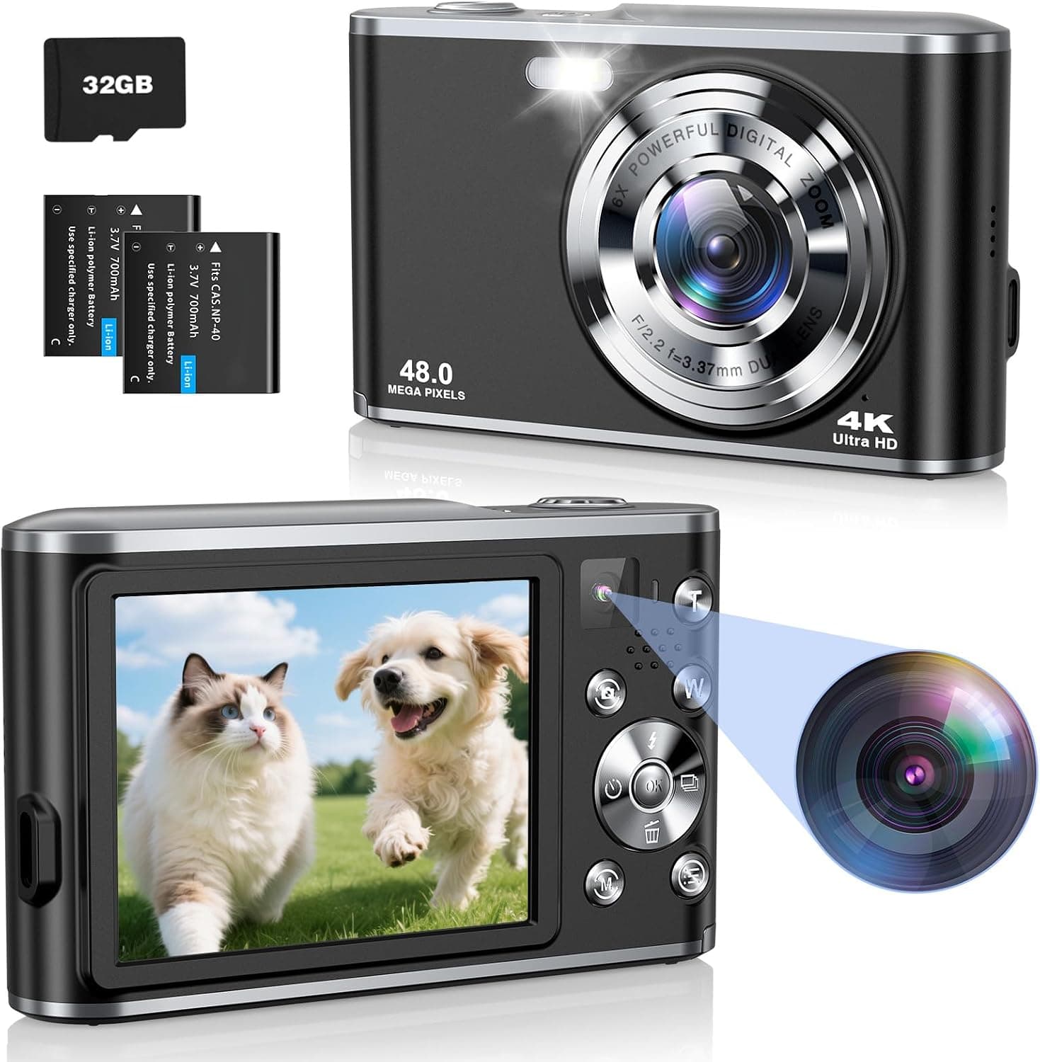 Cámara Digital Ultra 48MP –