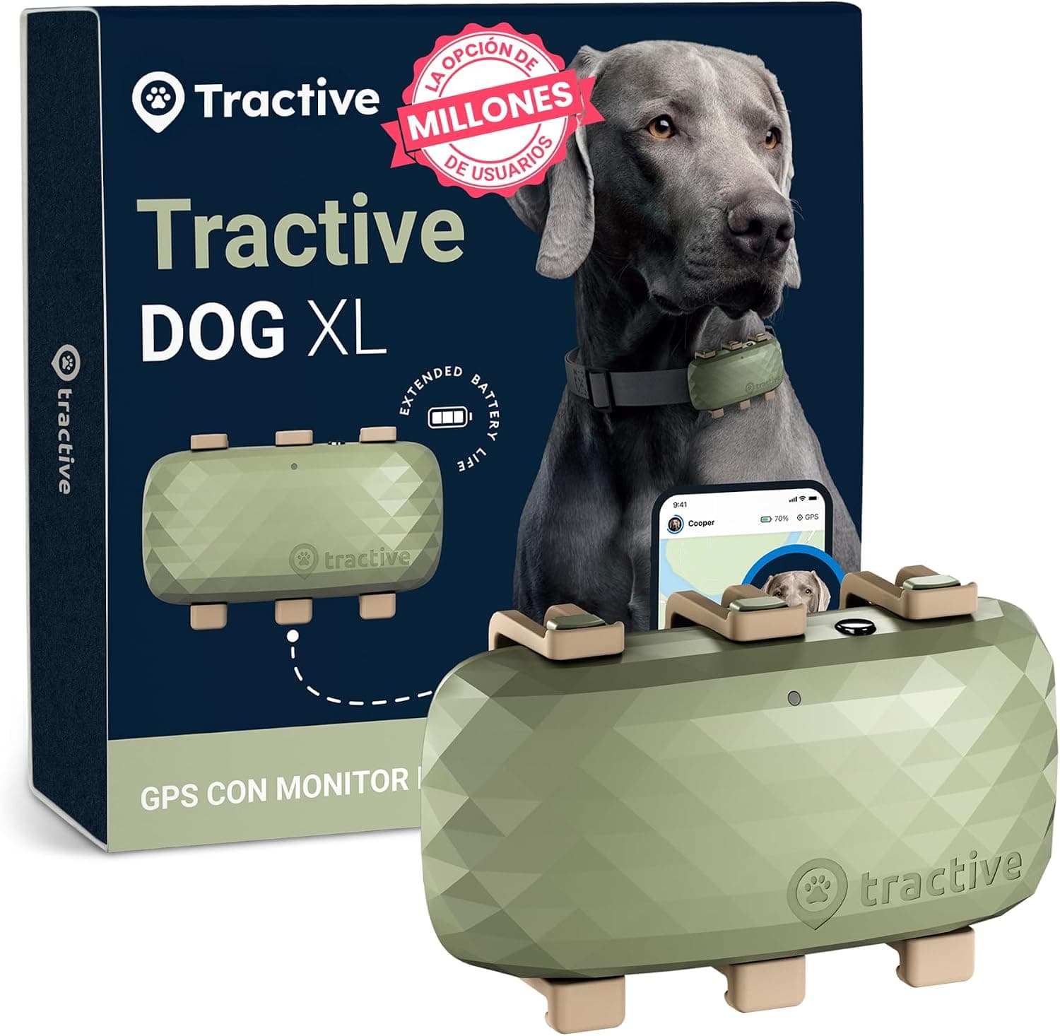 GPS para mascotas Tractive Localización en tiempo real – Tractive