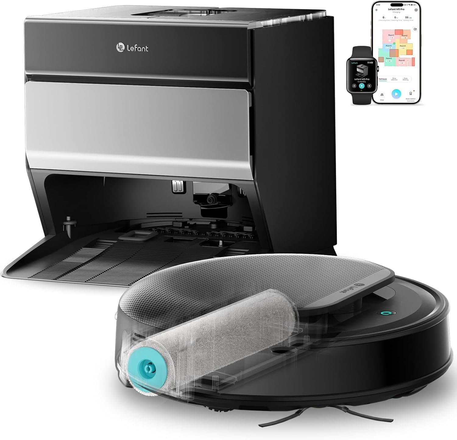 Robot aspirador Lefant M5 Pro autovaciado 3,2L – Lefant