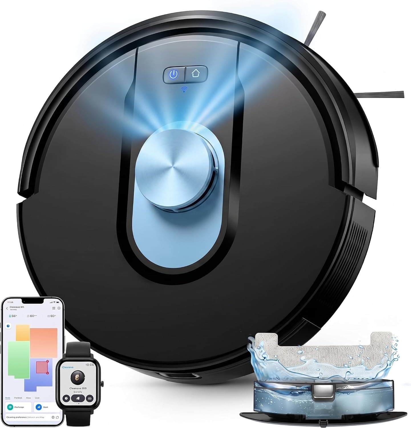 Robot aspirador Vexilar Potente Succión de 8000Pa – Vexilar