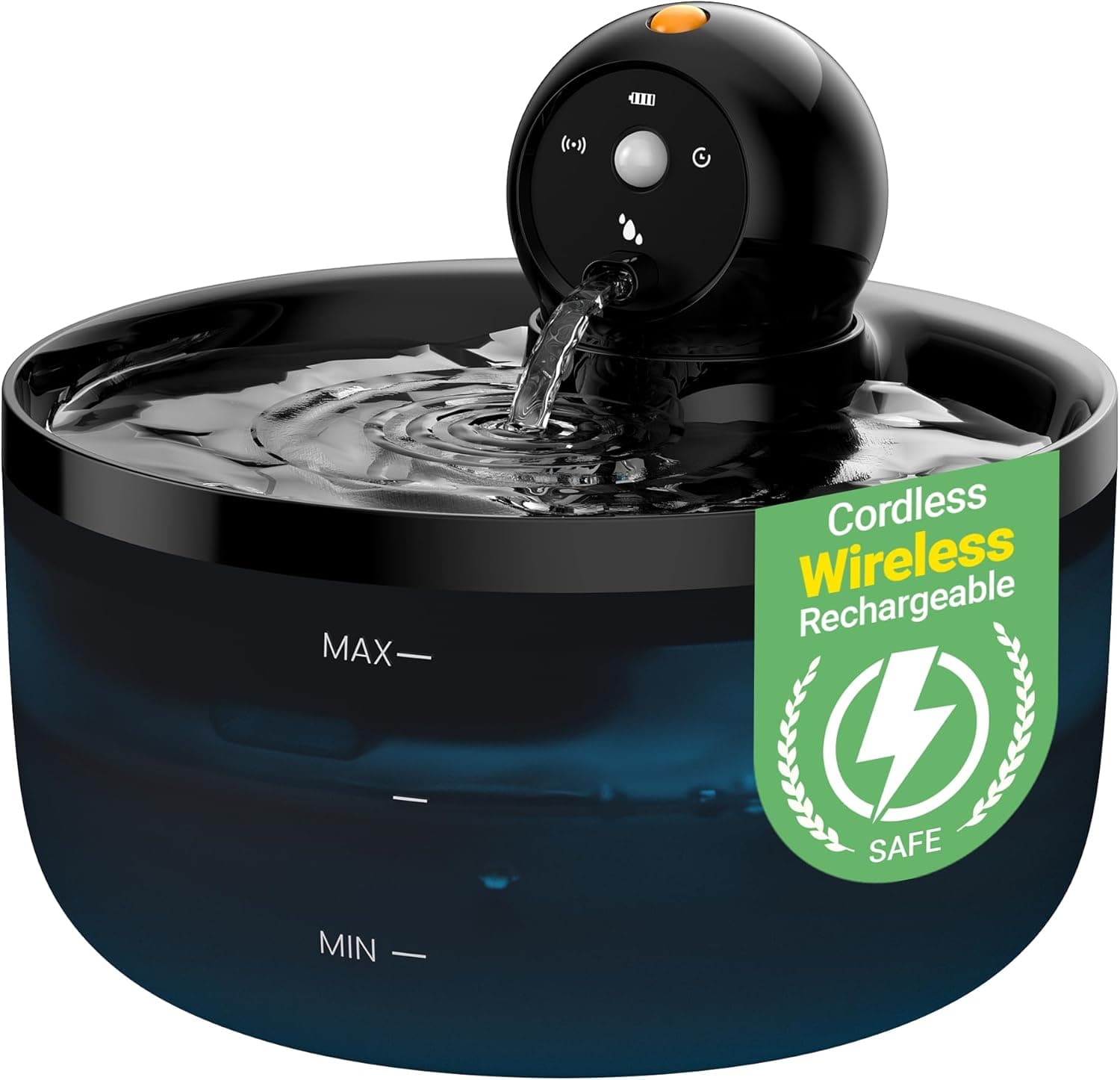 Fuente para Gatos sin Cable: Bebedero Gatos Automatico Inalambrica - 2.6L Fuente Gato con Sensor de Movimiento - Dispensad... – Fuente
