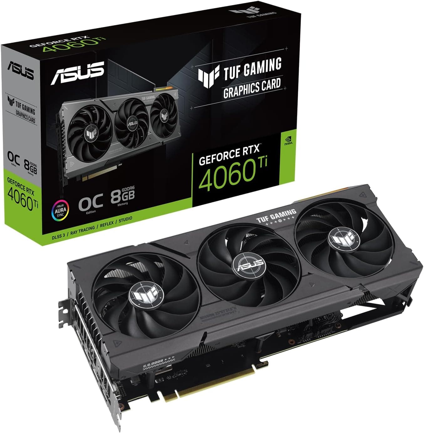 Tarjeta gráfica RTX 4060 Ti 8GB GDDR6 – ASUS
