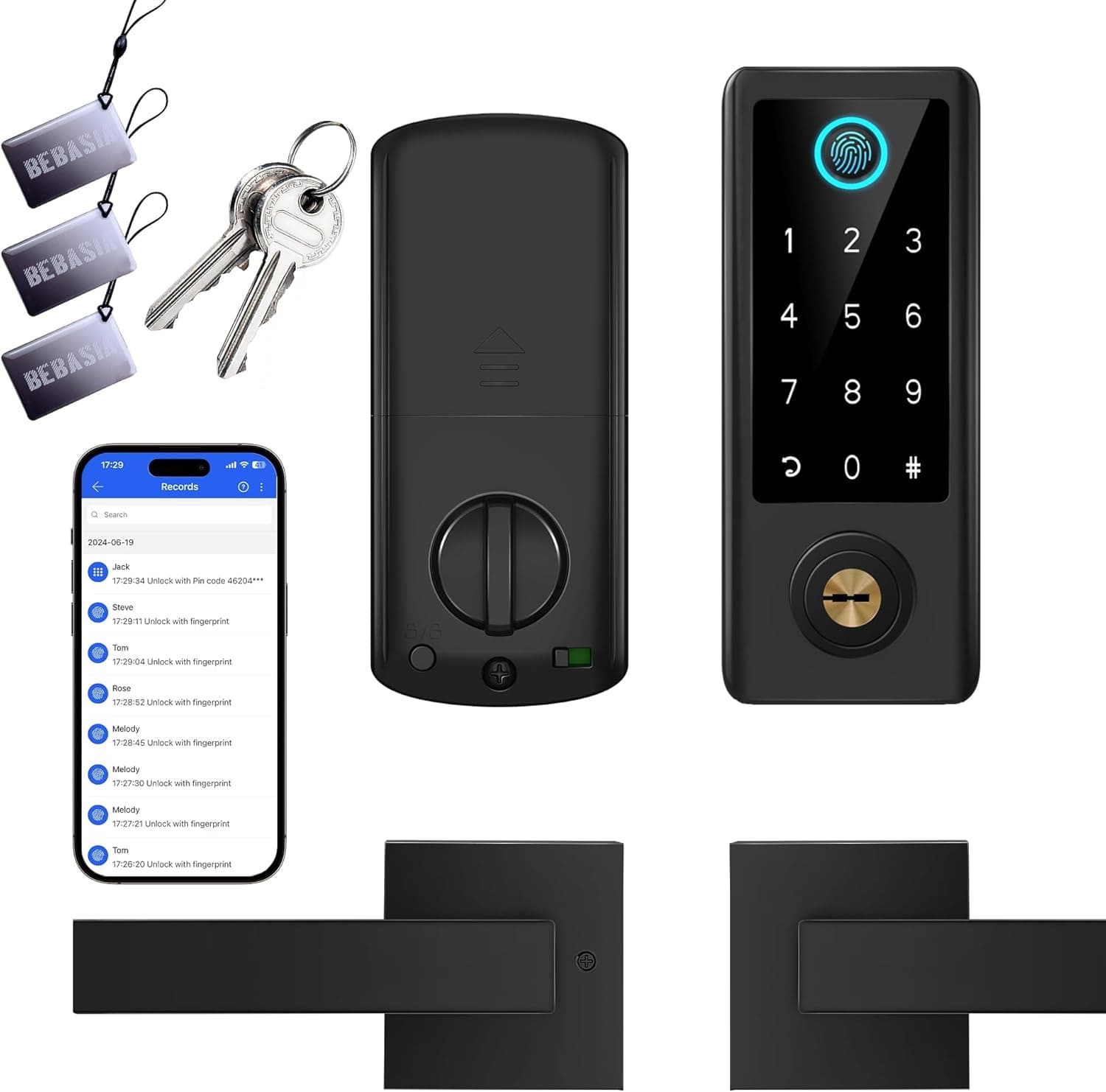 Cerradura inteligente BEBASIA teclado electrónico – BEBASIA
