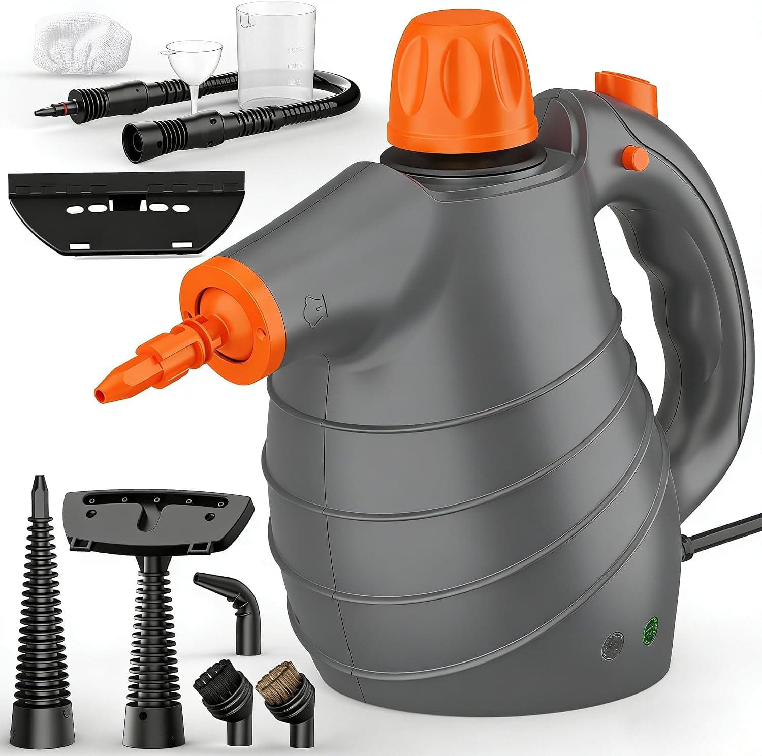 Mopa eléctrica Limpiador Vaporeta Limpieza Hogar con 10 Accesorios 100% sin Químicos – Limpiador