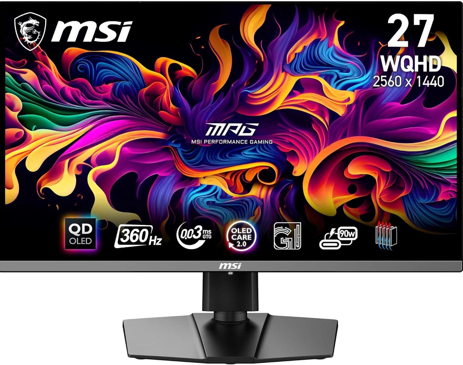 Monitor Gaming MSI MPG 271QRX QD-OLED 26 26.5" 360Hz – MSI