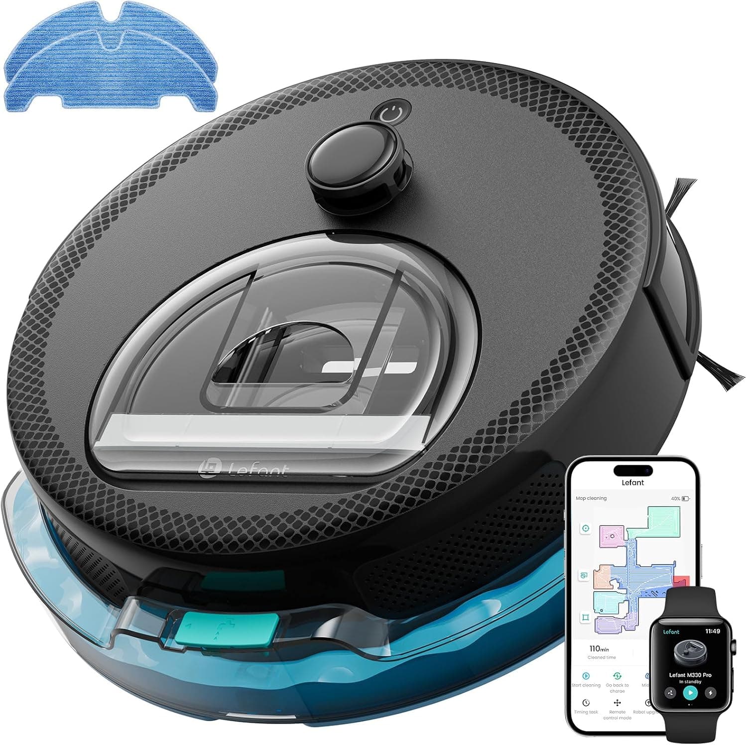 Robot aspirador Lefant M330 Pro Navegación dToF – Lefant