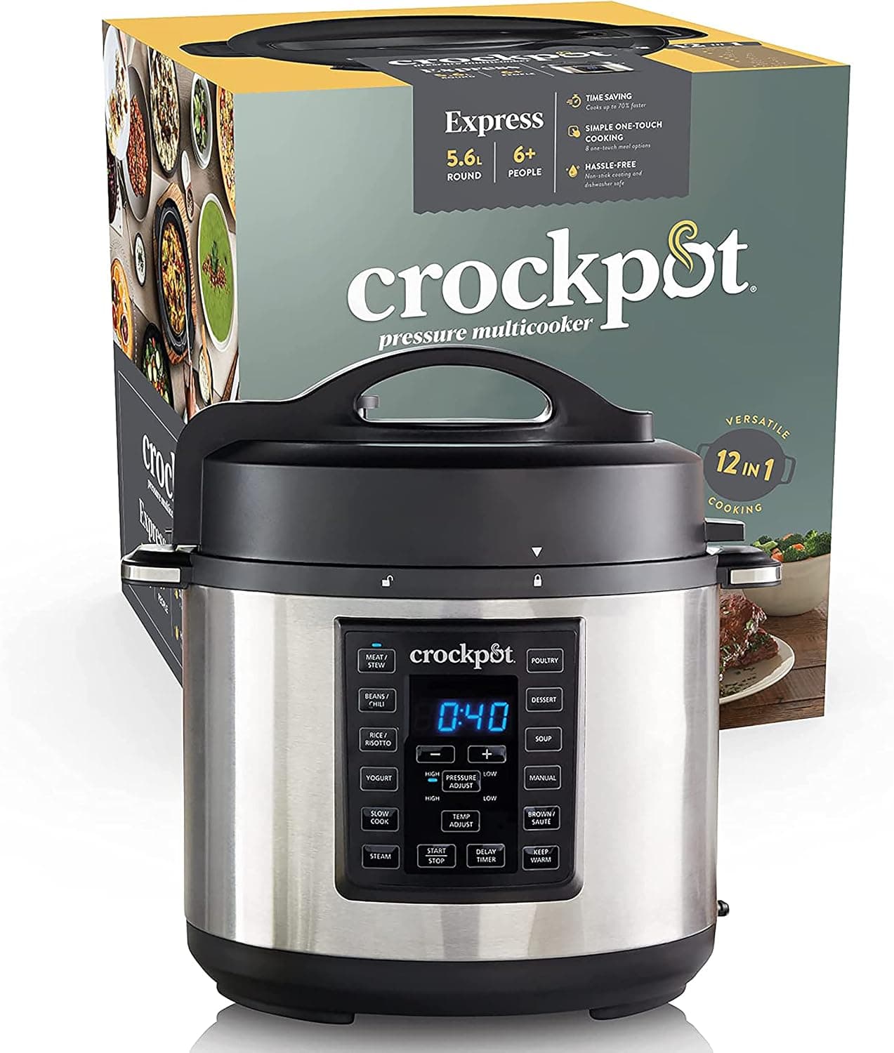 Olla de cocción lenta CrockPot CSC051 12-in-1 Programmable – CrockPot