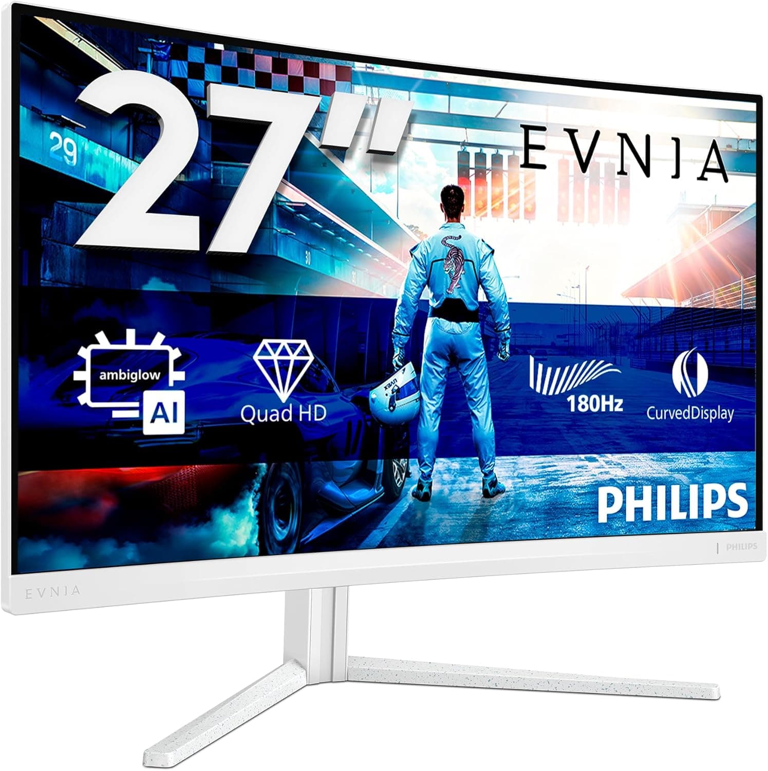 Monitor Curvo Philips Evnia 27M2C5501 - 27" 180Hz – Philips