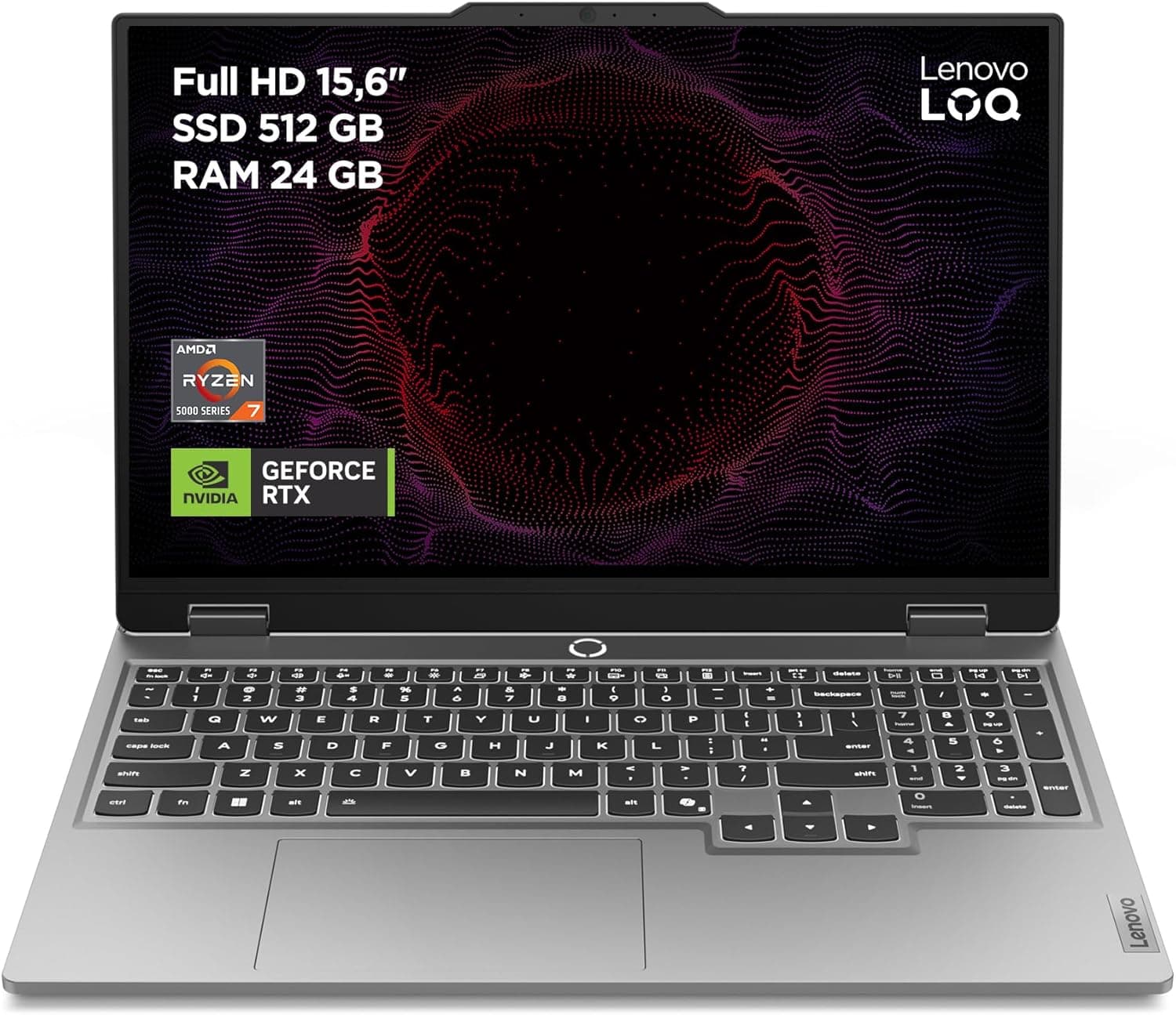 Lenovo LOQ Gen 9 - Ordenador Portátil Gaming IA 15.6" FHD, 144 Hz (AMD Ryzen 7 7435HS, NVIDIA GeForce RTX 4050, 24 GB RAM,... – Lenovo